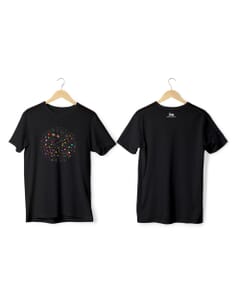 Greys&Blues Pichkari Pima Round Neck T-Shirt - Black
